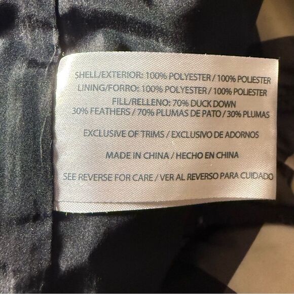 Woolrich duck down size XL Black and White Checkered Vest - Picture 6 of 7